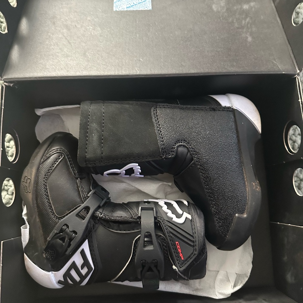 Fox Kids Black Boots